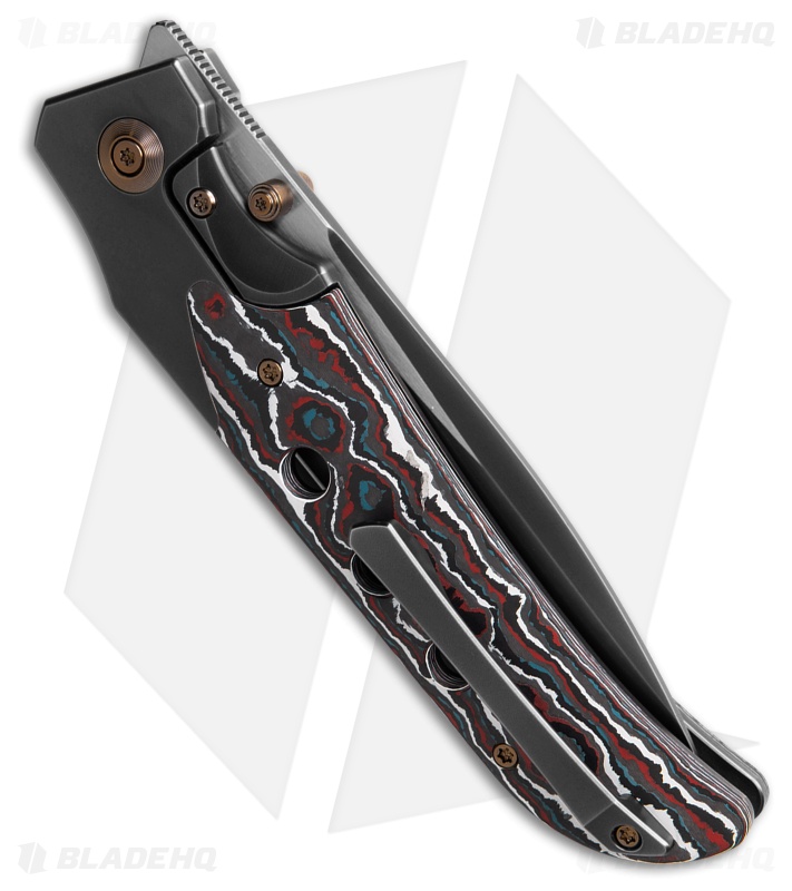 WE Knife Co. WE-Guthrie Frame Lock Knife Gray Ti + Nebula FC (3.9" Gray)