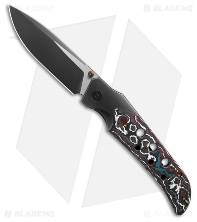 WE Knife Co. WE-Guthrie Frame Lock Knife Gray Ti + Nebula FC (3.9" Gray)