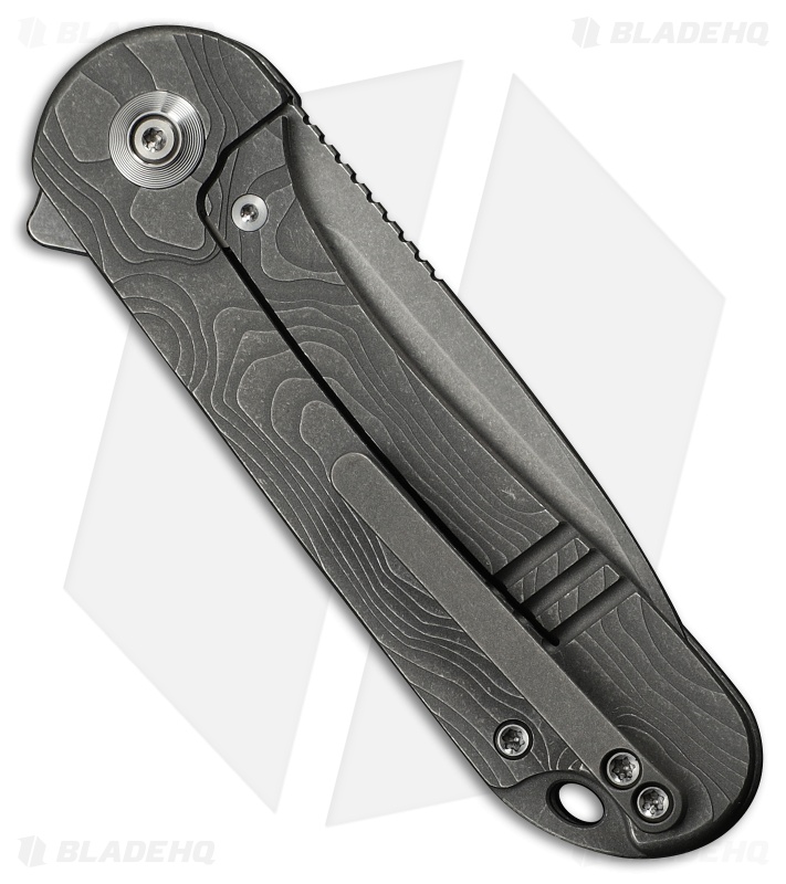 WE Knife Co. Elementum Frame Lock Knife Gray Titanium (3" Gray SW MagnaCut)