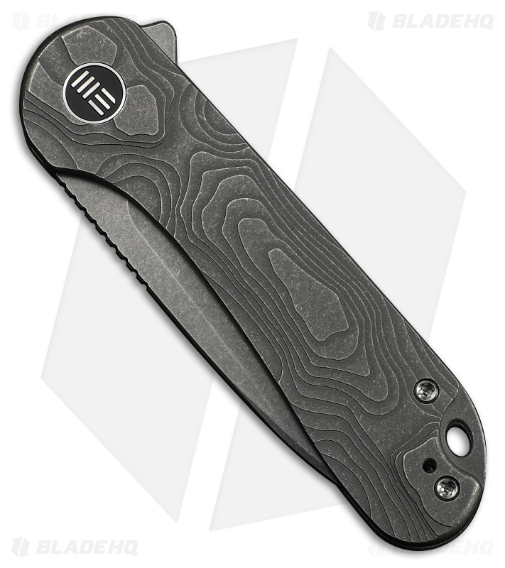 WE Knife Co. Elementum Frame Lock Knife Gray Titanium (3" Gray SW MagnaCut)