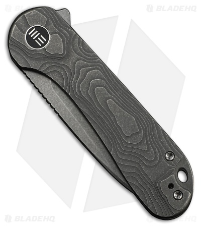 WE Knife Co. Elementum Frame Lock Knife Gray Titanium (3" Gray SW MagnaCut)