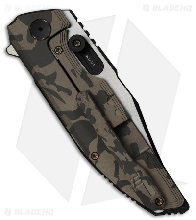 WE Knife Co. Muster Frame Lock Knife Desert Terrain Titanium (3.8" Two-Tone)