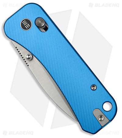 WE Knife Co. Banter 2 Crossbar Lock Knife Blue Aluminum (2.9" Satin)