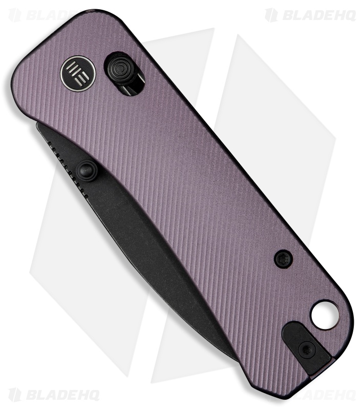 WE Knife Co. Banter 2 Crossbar Lock Knife Purple Aluminum (2.9" Black SW)