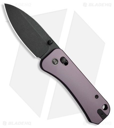 WE Knife Co. Banter 2 Crossbar Lock Knife Purple Aluminum (2.9" Black SW)