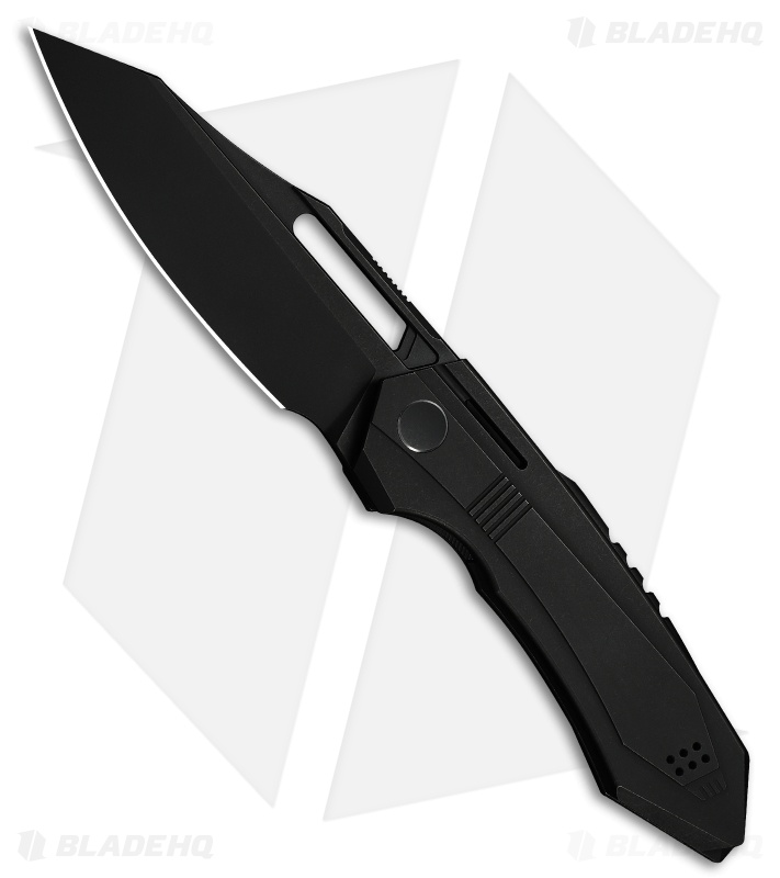 WE Knife Co. Bogey Nested Liner Lock Knife Black Titanium (3.6" Black SW)