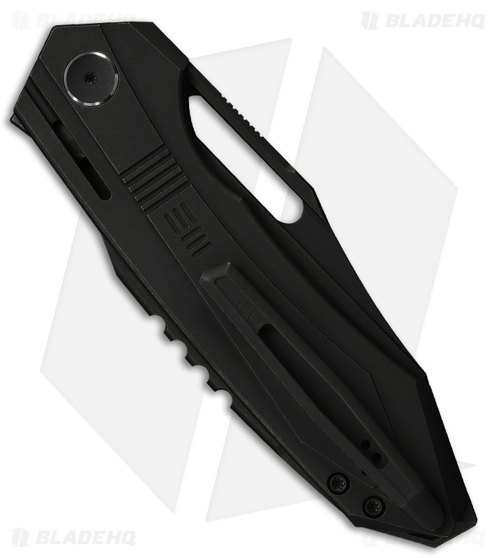WE Knife Co. Bogey Nested Liner Lock Knife Black Titanium (3.6" Black SW)