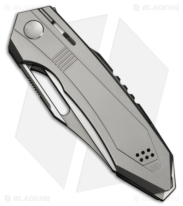 WE Knife Co. Bogey Nested Liner Lock Knife Gray Titanium (3.6" Satin/SW)