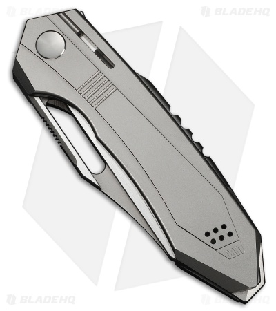 WE Knife Co. Bogey Nested Liner Lock Knife Gray Titanium (3.6" Satin/SW)