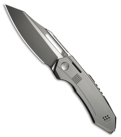 WE Knife Co. Bogey Nested Liner Lock Knife Gray Titanium (3.6" Satin/SW)
