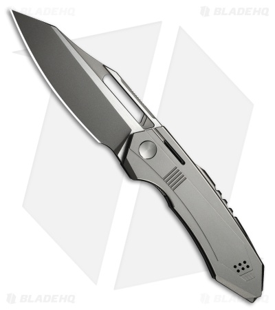 WE Knife Co. Bogey Nested Liner Lock Knife Gray Titanium (3.6" Satin/SW)