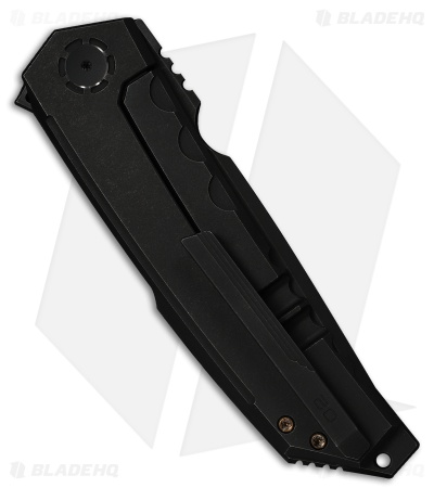 WE Knife Co. Capstan Frame Lock Knife Black Titanium (3.9" Black SW)