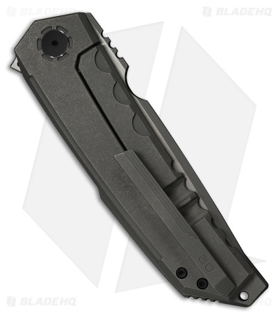 WE Knife Co. Capstan Frame Lock Knife Gray Titanium (3.9" Gray SW/Satin)