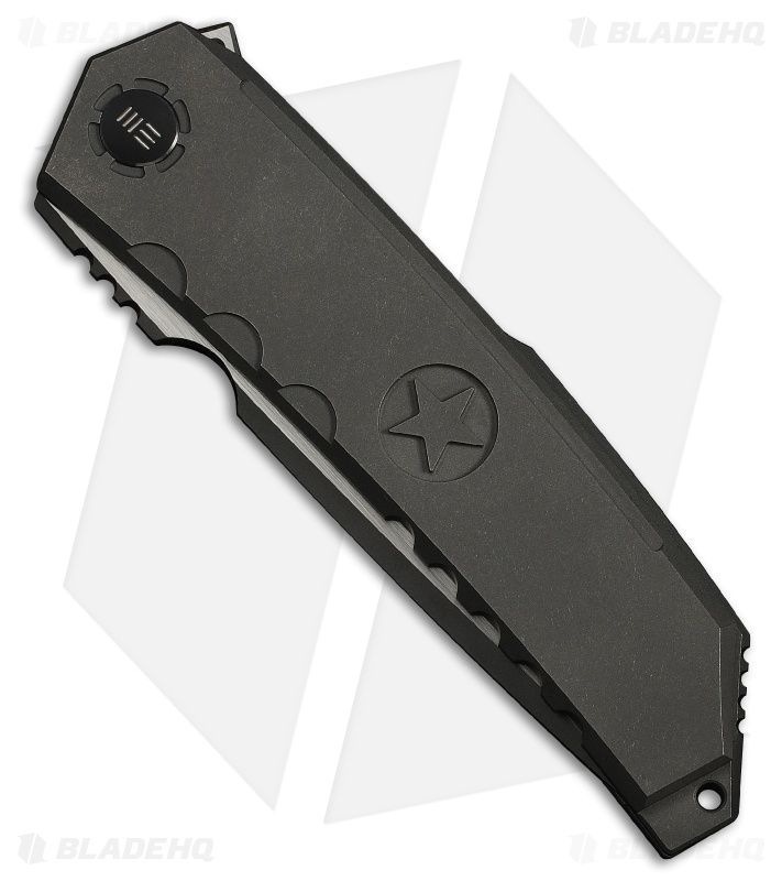 WE Knife Co. Capstan Frame Lock Knife Gray Titanium (3.9" Gray SW/Satin)