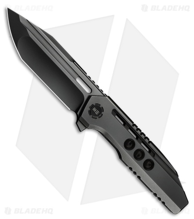 WE Knife Co. Gunwale Frame Lock Knife Polished Gray Ti (3.9" Polished Gray)