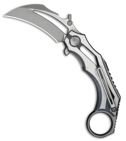 WE Knife Co. Cryonix Liner Lock Knife Two-Tone Blue/Satin Ti (2" SW/Satin)