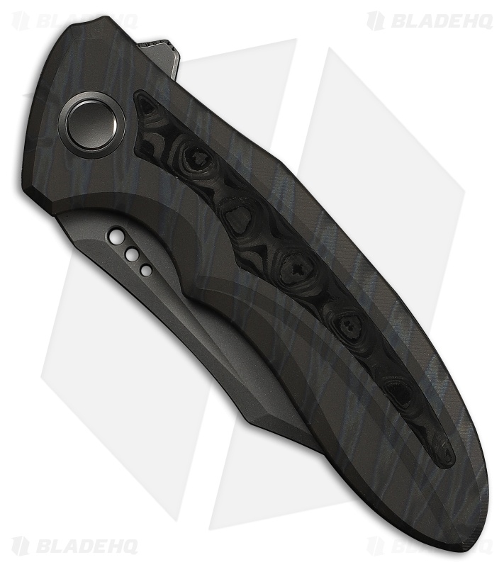 WE Knife Co. Varg Frame Lock Knife Tiger Stripe Flamed Ti & Rose CF (2.96" GSW)