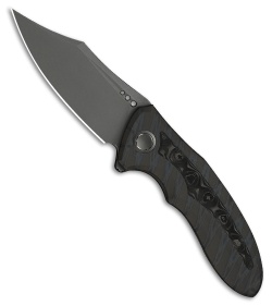 WE Knife Co. Varg Frame Lock Knife Tiger Stripe Flamed Ti & Rose CF (2.96" GSW)