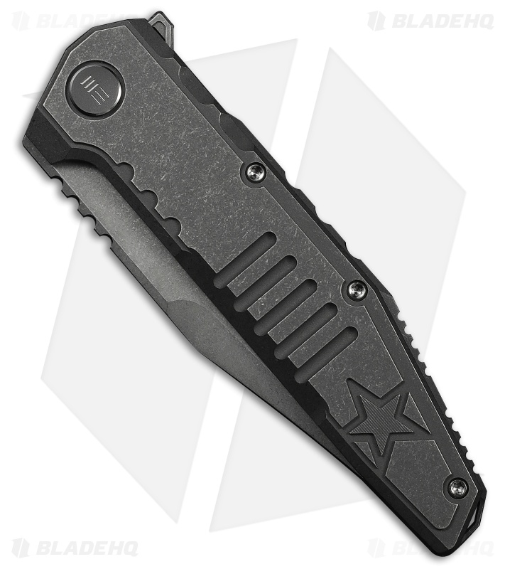 WE Knife Co. Temper Frame Lock Knife Gray Titanium (3.9" Gray SW)