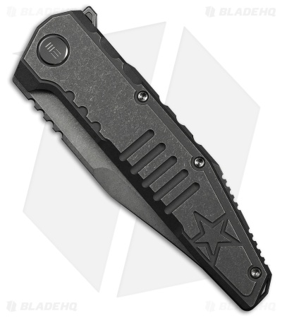 WE Knife Co. Temper Frame Lock Knife Gray Titanium (3.9" Gray SW)