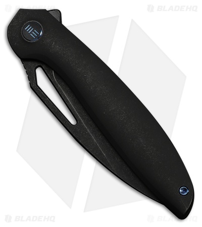 WE Knife Co. Tiercel Frame Lock Knife Black Titanium (3.24" Black SW MagnaCut)
