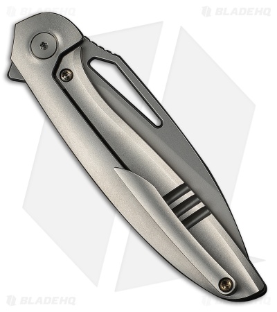 WE Knife Co. Tiercel Frame Lock Knife Gray Titanium (3.24" SW MagnaCut)