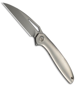 WE Knife Co. Tiercel Frame Lock Knife Gray Titanium (3.24" SW MagnaCut)
