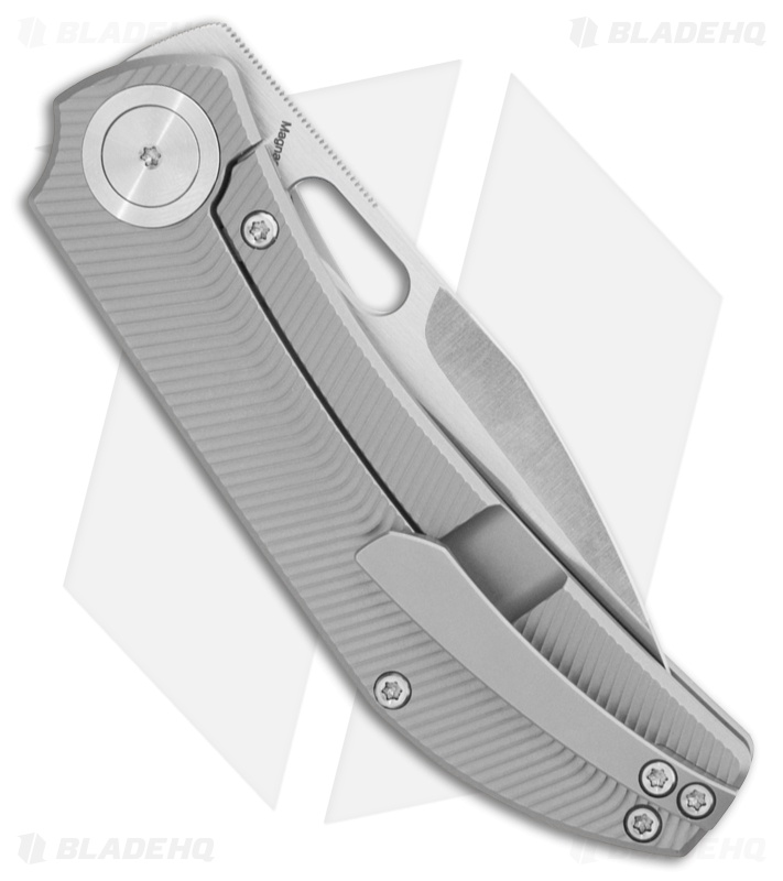 ★ yan★ Yan Chevron Knife | BB Ti/ZircuTi + Thumb Hole MagnaCut