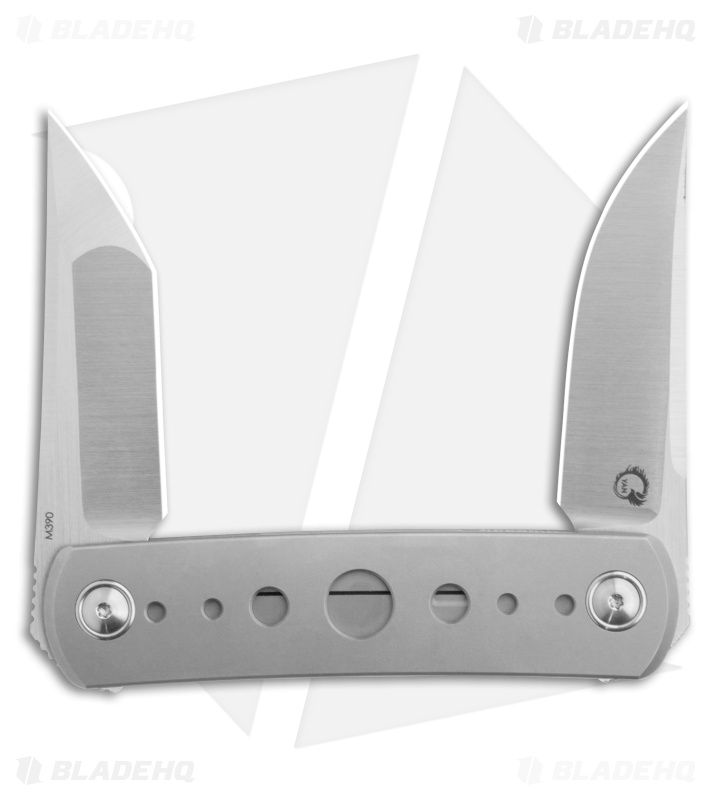 Yan Knives EMW Liner Lock Knife Speedhole Titanium (3" Satin)