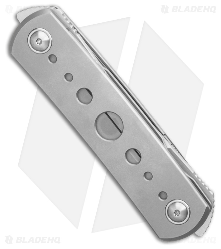 Yan Knives EMW Liner Lock Knife Speedhole Titanium (3" Satin)
