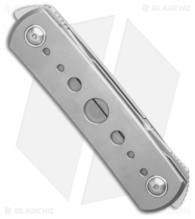 Yan Knives EMW Liner Lock Knife Speedhole Titanium (3" Satin)
