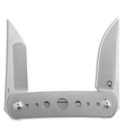 Yan Knives EMW Liner Lock Knife Speedhole Titanium (3" Satin)