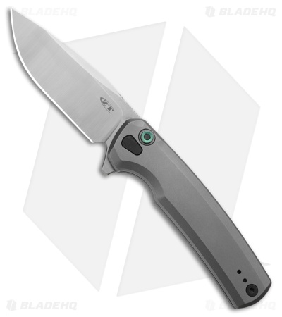 Zero Tolerance 0044 Button Lock Knife Gray Titanium Satin ZT