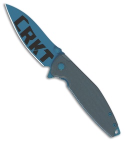 CRKT Ibis Frame Lock Knife Blue G-10/Steel (3.1" Blue Cerakote 14C28N)