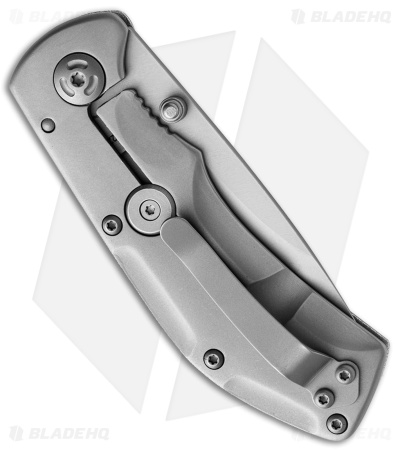Fox Knives Defcon 5 Pop Smoke Folder Knife White Aluminum (4.5" Satin)