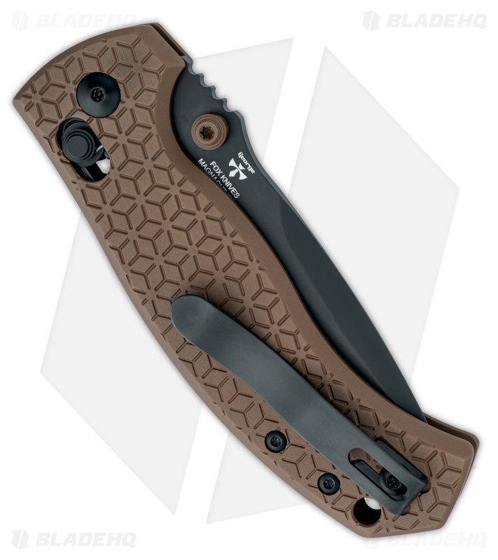 Fox Knives Anzu Knife Bronze Aluminum MagnaCut Black