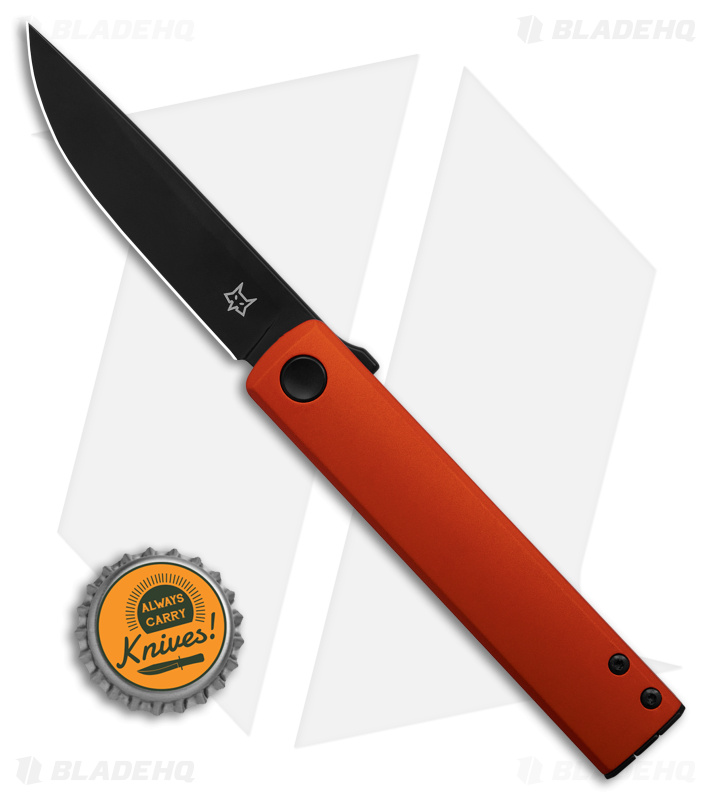 Fox Knives CHNOPS Orange Al Drop Point Black Becut
