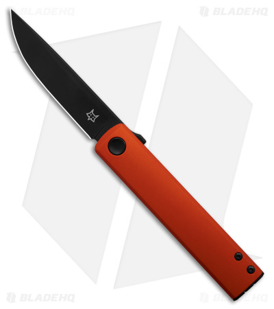 Fox Knives CHNOPS Liner Lock Knife Orange Aluminum (3.25" Black) FX-543 ALO