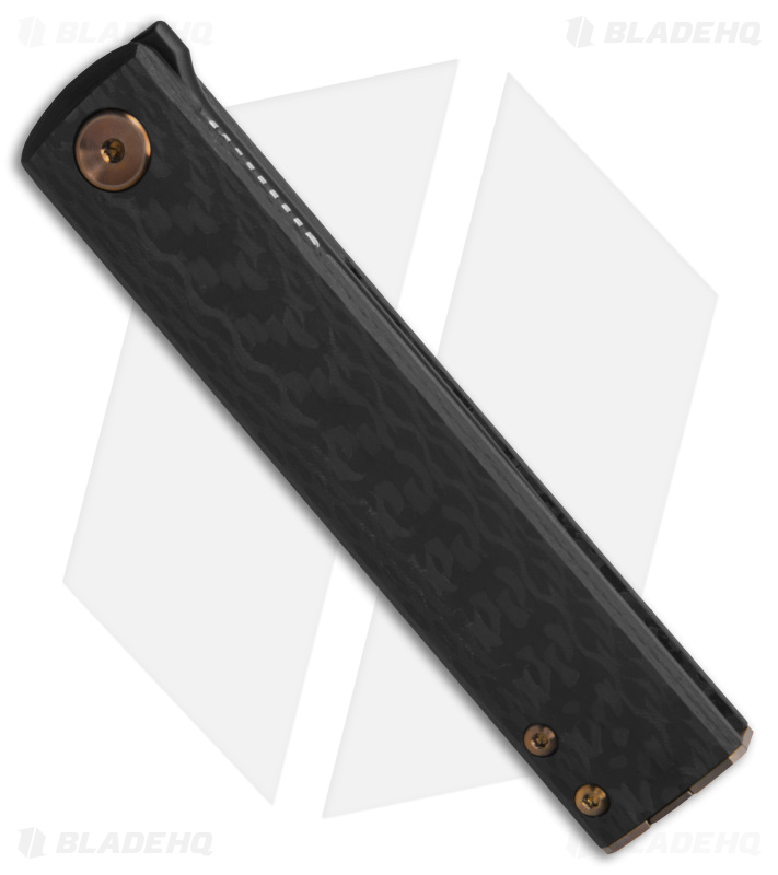 Fox Knives CHNOPS Liner Lock Knife Carbon Fiber & Bronze (3.25" PVD) FX-543 CFBR