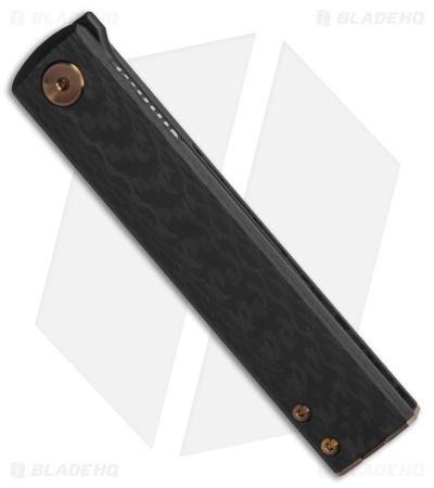 Fox Knives CHNOPS Liner Lock Knife Carbon Fiber & Bronze (3.25" PVD) FX-543 CFBR