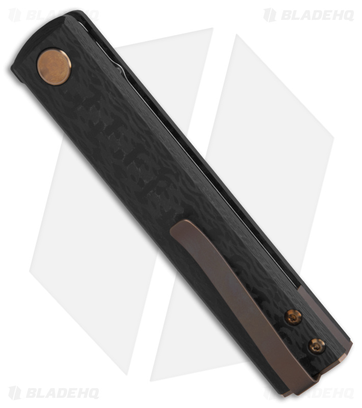 Fox Knives CHNOPS Liner Lock Knife Carbon Fiber & Bronze (3.25" PVD) FX-543 CFBR