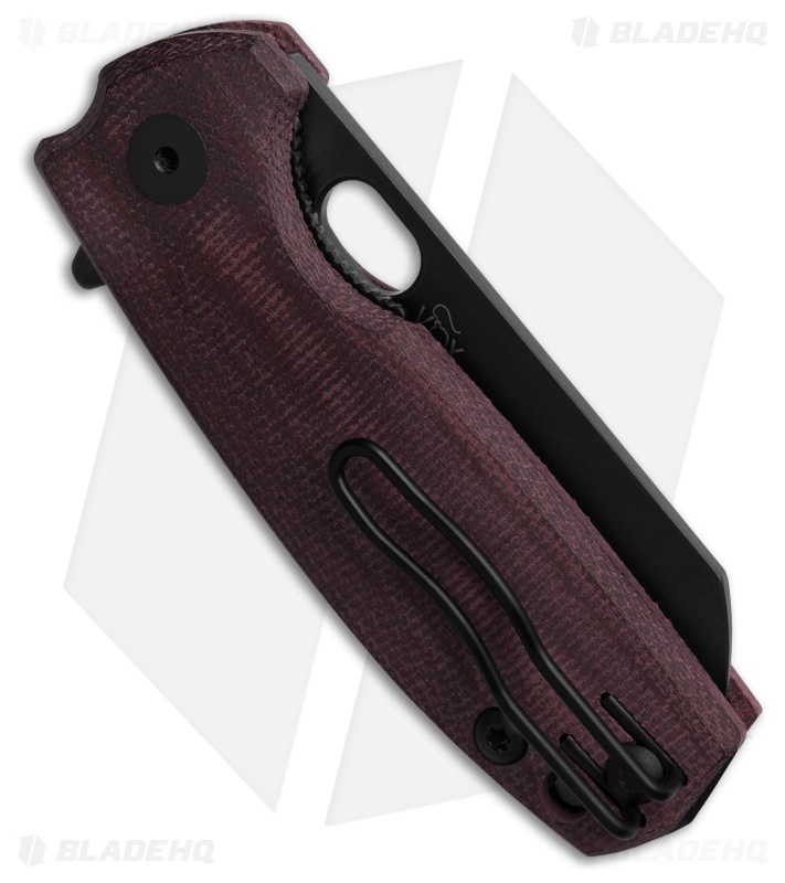 Fox Knives Baby Core Liner Lock Knife Knife Burgundy Micarta (2.25" Black)