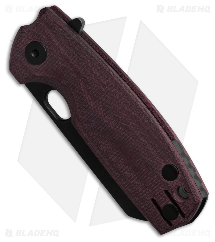 Fox Knives Baby Core Liner Lock Knife Knife Burgundy Micarta (2.25" Black)