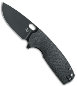 Fox Knives Vox Core Liner Lock Knife Carbon Fiber (3.14" Black PVD) FX604CF