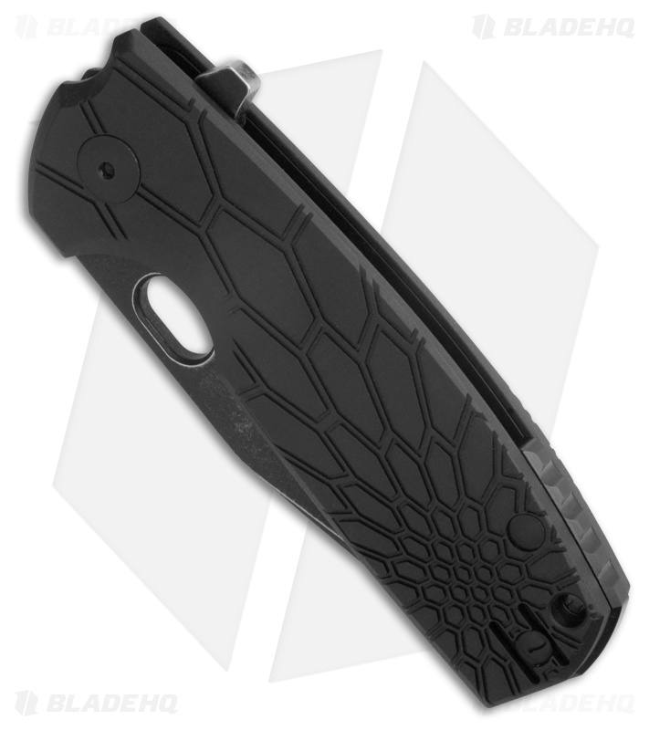 Fox Knives Vox Core Tanto Liner Lock Knife Black FRN (3" Black Stonewash) 