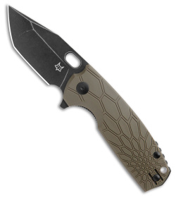 Fox Knives Vox Core Tanto Liner Lock Knife OD Green FRN (3" Black Stonewash) 