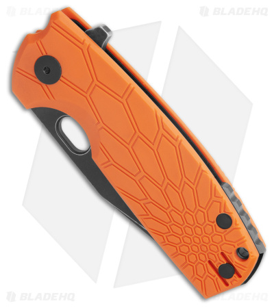 Fox Knives Vox Core Tanto Liner Lock Knife Orange FRN (3" Black Stonewash) 
