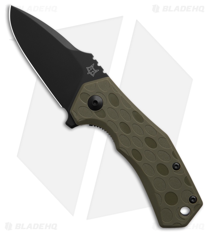 Fox Knives Italico Liner Lock Knife OD Green FRN  (2.3" Black M390)