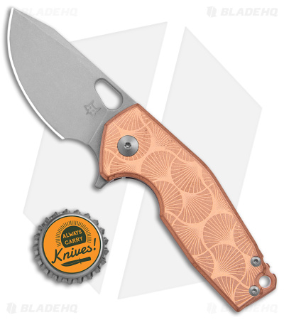 MAX FLAVA So I　トークボックス 神皿！！レア Fox Knives Vox Suru | Copper Knife | 20CV - Blade HQ