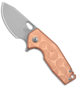 Fox Knives Vox Suru Frame Lock Knife Copper (2.3" Acid Stonewash 20CV) Limited